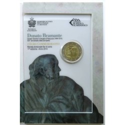 SAINT MARIN - Coincard - 2 euros commémorative - Bramante Lazzari - 2014