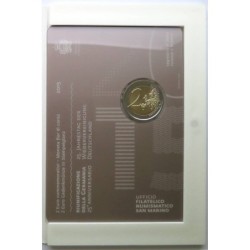 SAINT MARIN - Coincard - 2 euros commémorative - 25 ans Réunification allemande - 2015