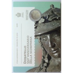 SAINT MARIN - Coincard - 2 euros commémorative - Donatello - 2016