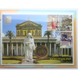 VATICAN - Numiscover - 2 euros commémorative - Année de Saint Paul - 2008