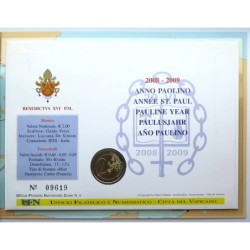VATICAN - Numiscover - 2 euros commémorative - Année de Saint Paul - 2008