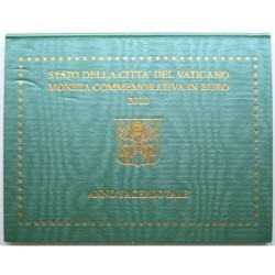 VATICAN - Blister - 2 euros commémorative - Année du sacerdoce - 2010