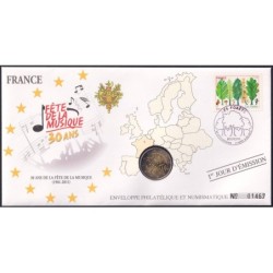 FRANCE - Numiscover - 2 euros commémorative - Fête de la Musique - 2011