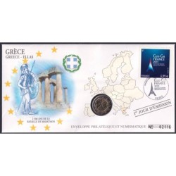 GRECE - Numiscover- 2 euros commémorative - Bataille de Marathon - 2010