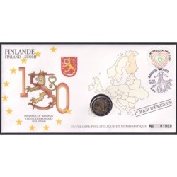 FINLANDE - Numiscover - 2 euros commémorative - 150 ans de la Monnaie Finlandaise - 2010