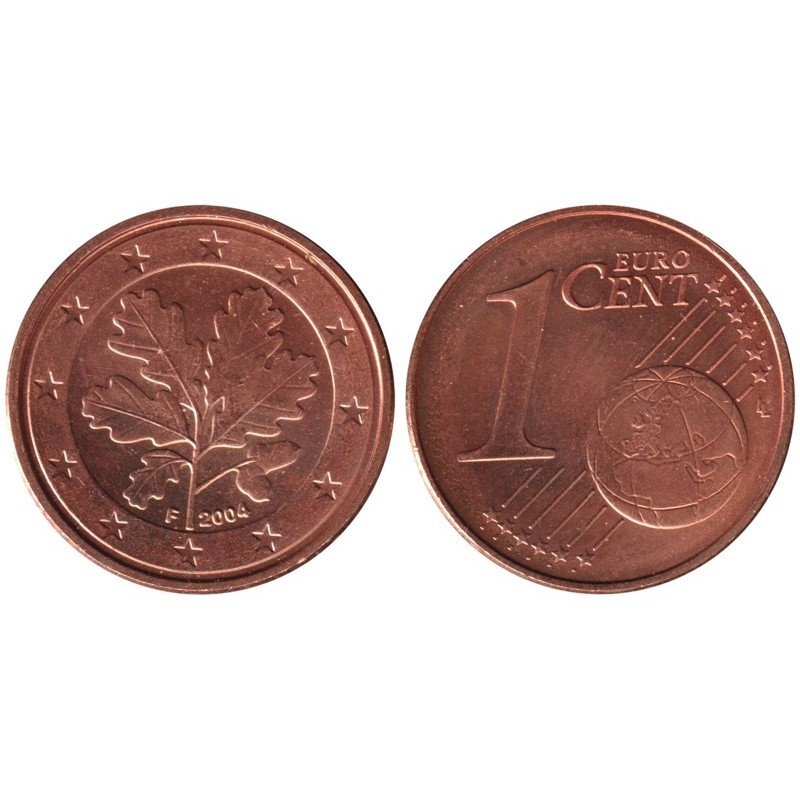 ALLEMAGNE - 1 cent d'euro - 2004 F ALLEMAGNE - 1 cent d'euro - 2004 F
