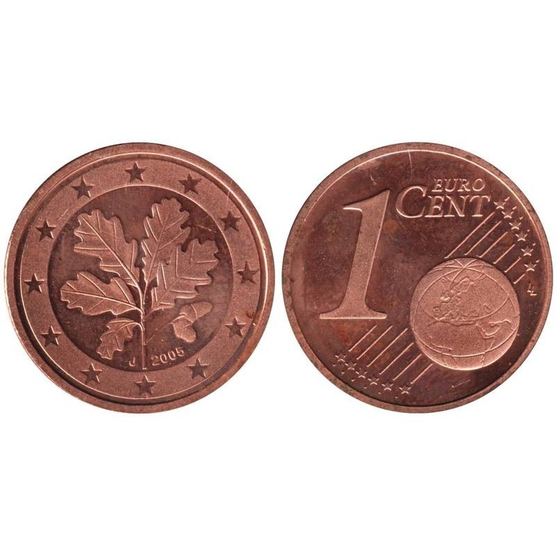ALLEMAGNE - 1 cent d'euro - 2005 J ALLEMAGNE - 1 cent d'euro - 2005 J