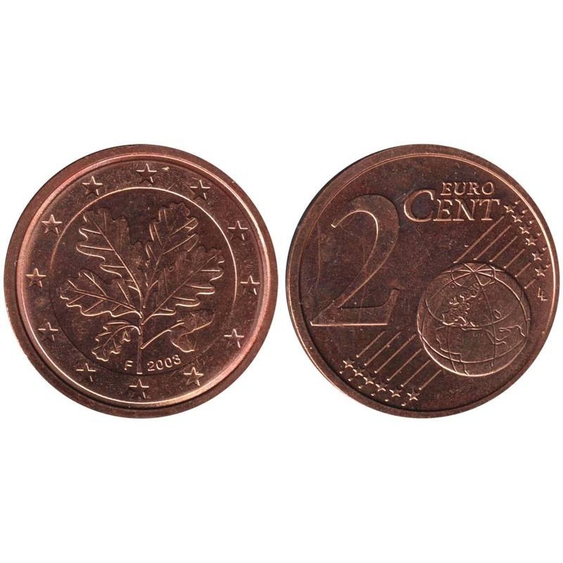 ALLEMAGNE - 2 cents d'euro - 2003 F ALLEMAGNE - 2 cents d'euro - 2003 F