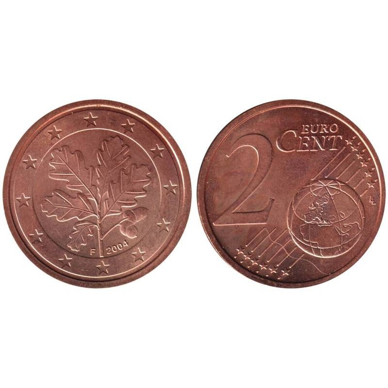 ALLEMAGNE - 2 cents d'euro - 2004 F ALLEMAGNE - 2 cents d'euro - 2004 F