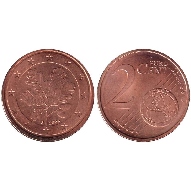 ALLEMAGNE - 2 cents d'euro - 2004 G ALLEMAGNE - 2 cents d'euro - 2004 G