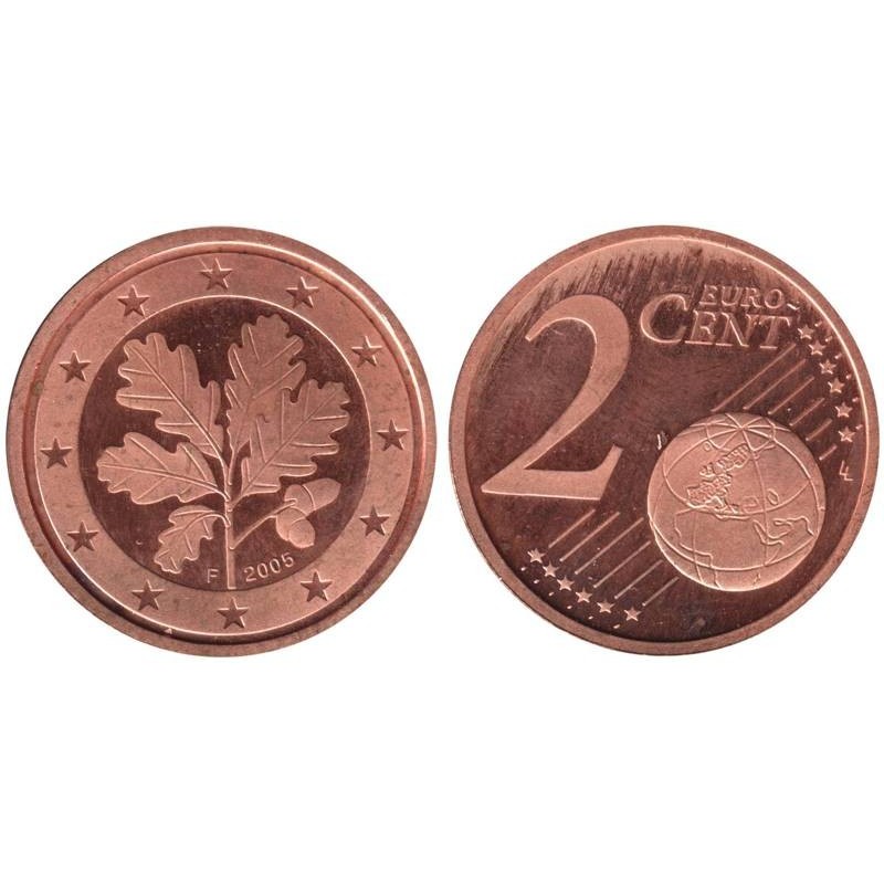 ALLEMAGNE - 2 cents d'euro - 2005 F ALLEMAGNE - 2 cents d'euro - 2005 F