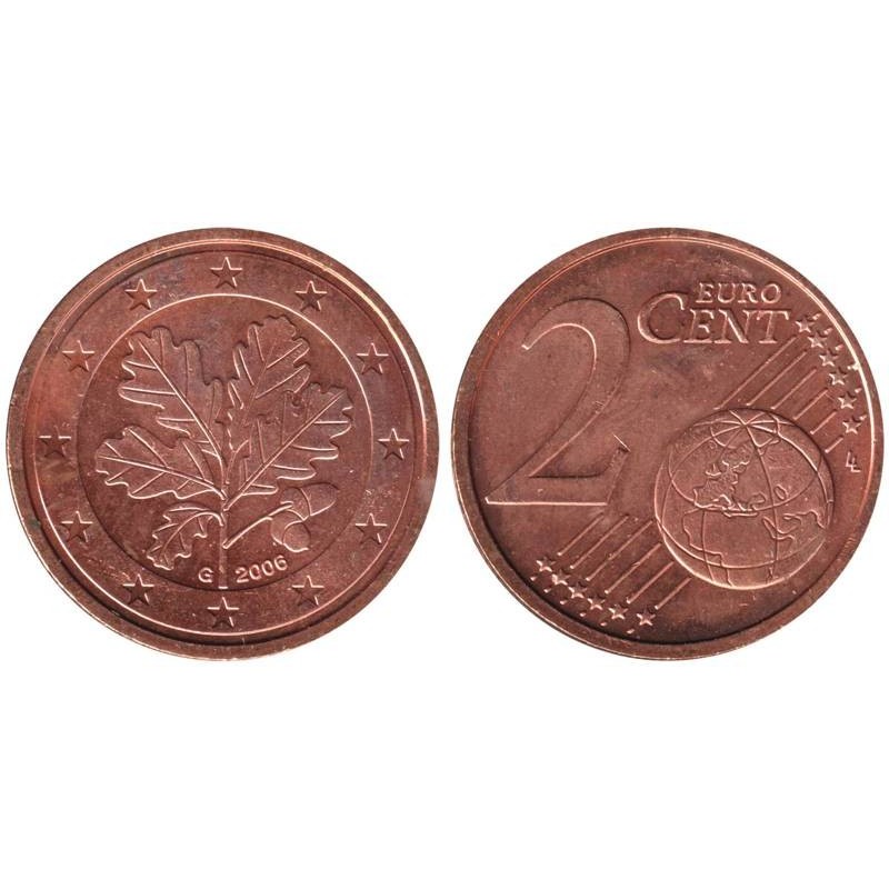 ALLEMAGNE - 2 cents d'euro - 2006 G ALLEMAGNE - 2 cents d'euro - 2006 G