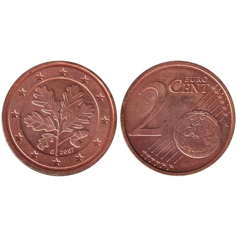 ALLEMAGNE - 2 cents d'euro - 2007 G ALLEMAGNE - 2 cents d'euro - 2007 G