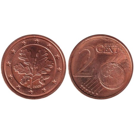 ALLEMAGNE - 2 cents d'euro - 2009 G