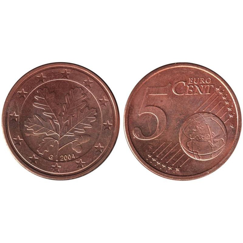ALLEMAGNE - 5 cents d'euro - 2004 G ALLEMAGNE - 5 cents d'euro - 2004 G