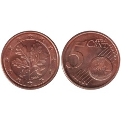 ALLEMAGNE - 5 cents d'euro - 2004 J