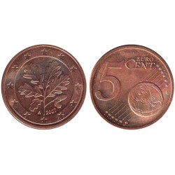 ALLEMAGNE - 5 cents d'euro - 2007 A
