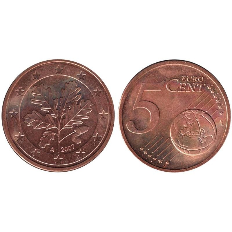 ALLEMAGNE - 5 cents d'euro - 2007 A ALLEMAGNE - 5 cents d'euro - 2007 A