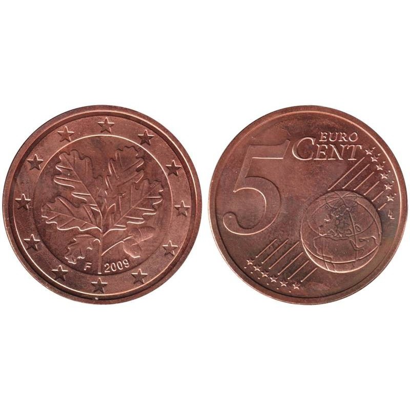 ALLEMAGNE - 5 cents d'euro - 2009 F ALLEMAGNE - 5 cents d'euro - 2009 F