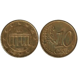 ALLEMAGNE - 10 cents d'euro - 2002 A