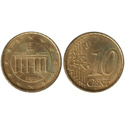ALLEMAGNE - 10 cents d'euro - 2002 F