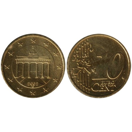 ALLEMAGNE - 10 cents d'euro - 2002 G ALLEMAGNE - 10 cents d'euro - 2002 G