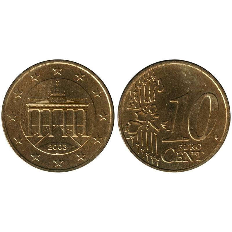 ALLEMAGNE - 10 cents d'euro - 2003 J ALLEMAGNE - 10 cents d'euro - 2003 J