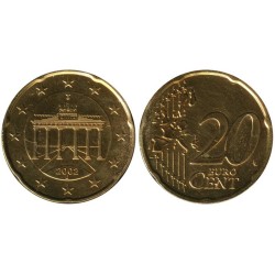 ALLEMAGNE - 20 cents d'euro - 2002 J