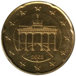 ALLEMAGNE - 20 cents d'euro - 2002 J