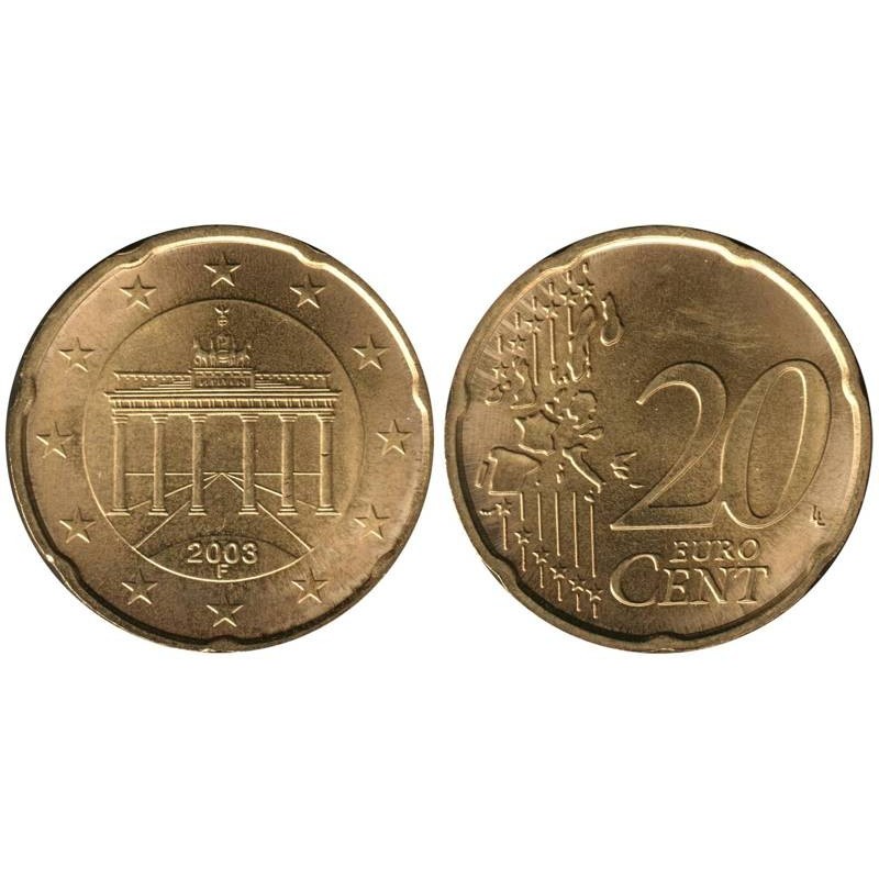 ALLEMAGNE - 20 cents d'euro - 2003 F ALLEMAGNE - 20 cents d'euro - 2003 F