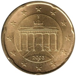 ALLEMAGNE - 20 cents d'euro - 2003 F