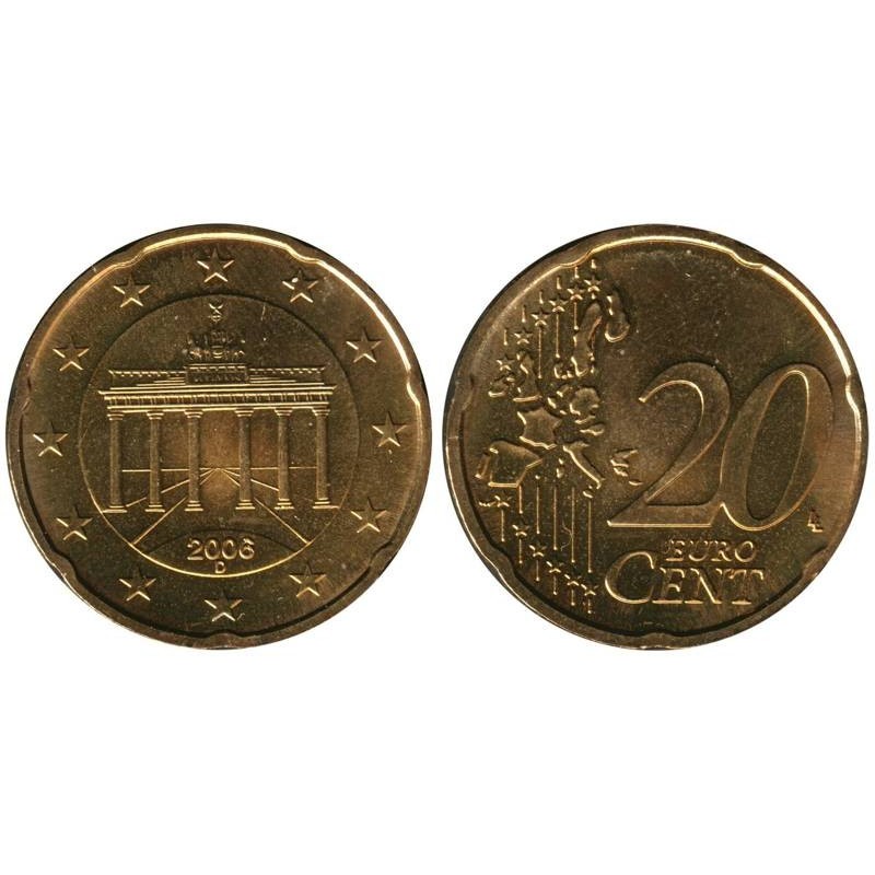 ALLEMAGNE - 20 cents d'euro - 2006 D ALLEMAGNE - 20 cents d'euro - 2006 D