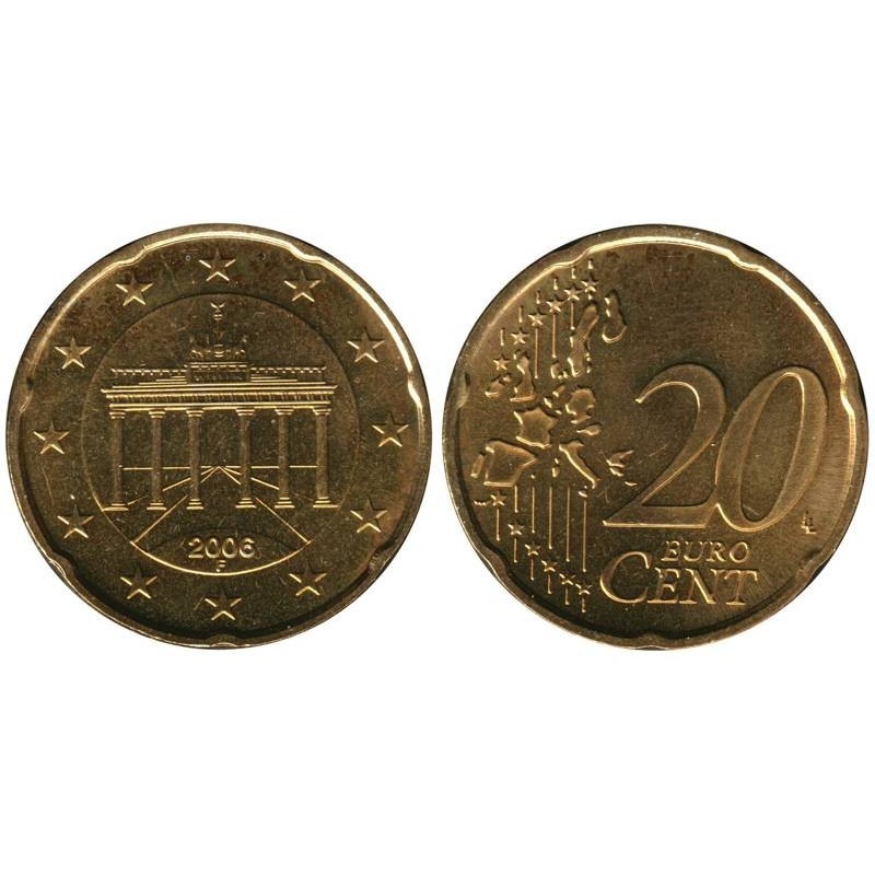 ALLEMAGNE - 20 cents d'euro - 2006 F ALLEMAGNE - 20 cents d'euro - 2006 F