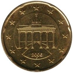 ALLEMAGNE - 20 cents d'euro - 2006 F