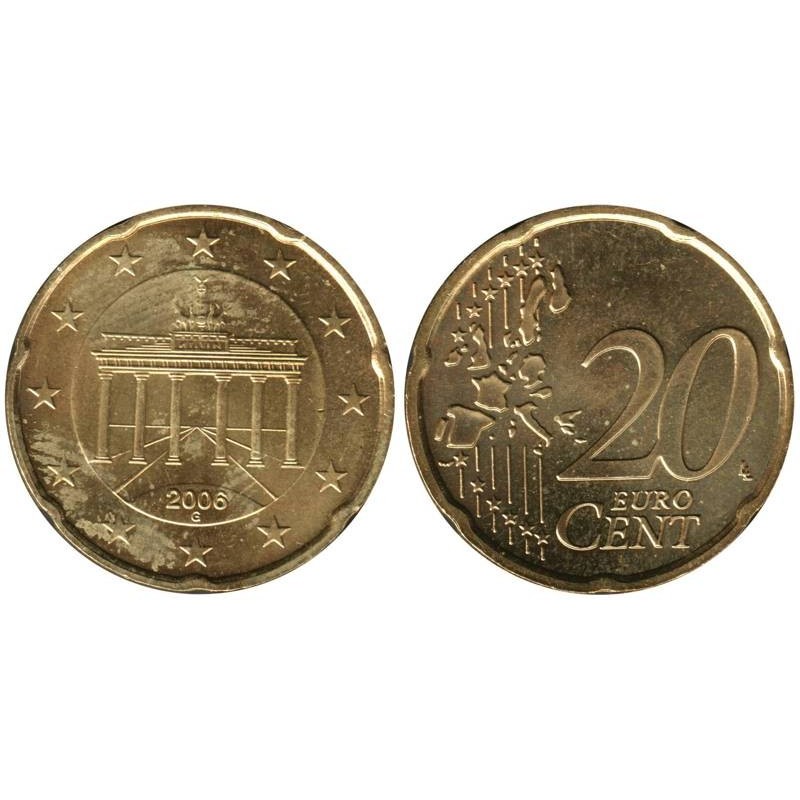 ALLEMAGNE - 20 cents d'euro - 2006 G ALLEMAGNE - 20 cents d'euro - 2006 G