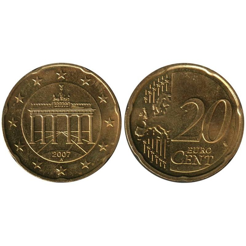 ALLEMAGNE - 20 cents d'euro - 2007 A ALLEMAGNE - 20 cents d'euro - 2007 A