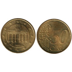ALLEMAGNE - 50 cents d'euro - 2002 F
