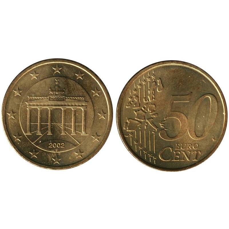 ALLEMAGNE - 50 cents d'euro - 2002 F ALLEMAGNE - 50 cents d'euro - 2002 F