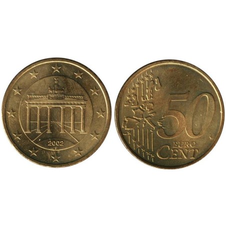 ALLEMAGNE - 50 cents d'euro - 2002 F ALLEMAGNE - 50 cents d'euro - 2002 F