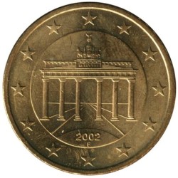 ALLEMAGNE - 50 cents d'euro - 2002 F