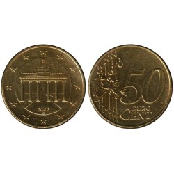 ALLEMAGNE - 50 cents d'euro - 2002 G