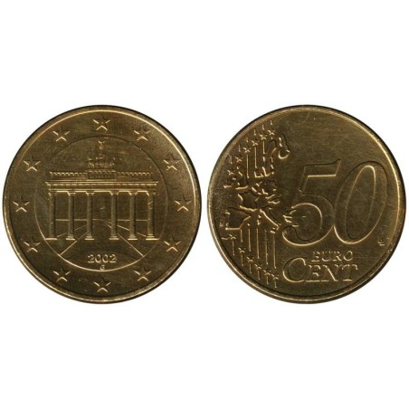 ALLEMAGNE - 50 cents d'euro - 2002 G ALLEMAGNE - 50 cents d'euro - 2002 G