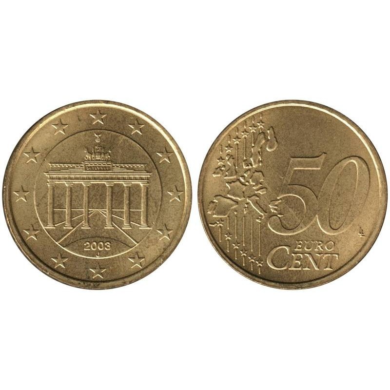 ALLEMAGNE - 50 cents d'euro - 2003 J ALLEMAGNE - 50 cents d'euro - 2003 J