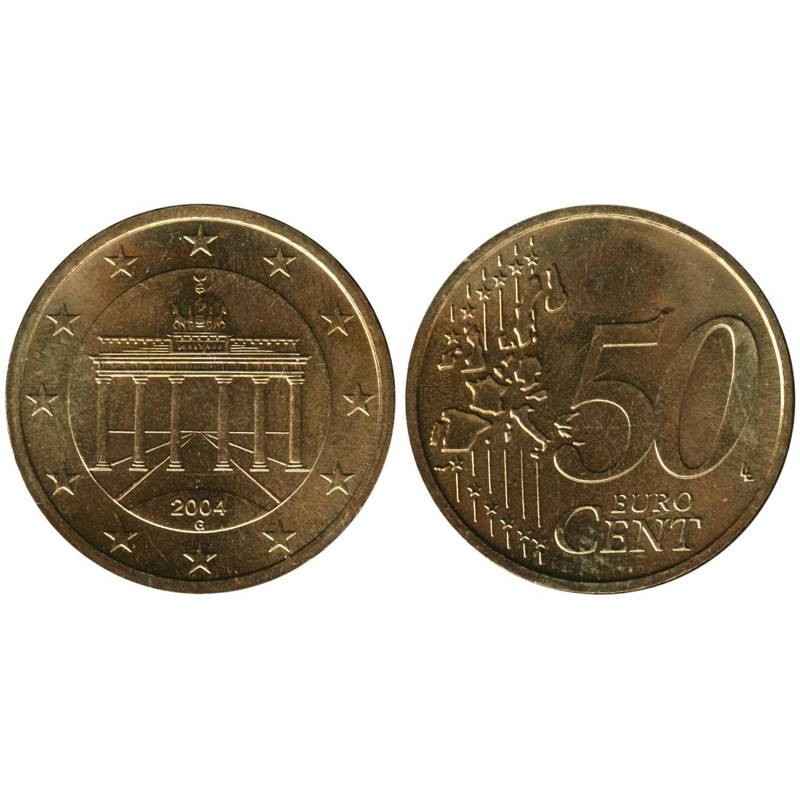 ALLEMAGNE - 50 cents d'euro - 2004 G ALLEMAGNE - 50 cents d'euro - 2004 G