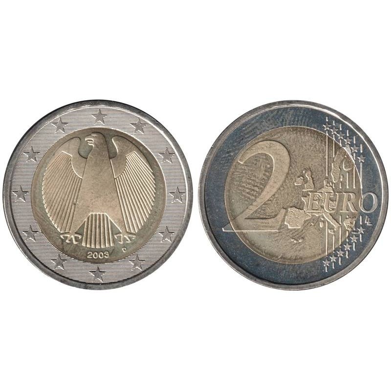 ALLEMAGNE - 2 euros - 2003 D ALLEMAGNE - 2 euros - 2003 D