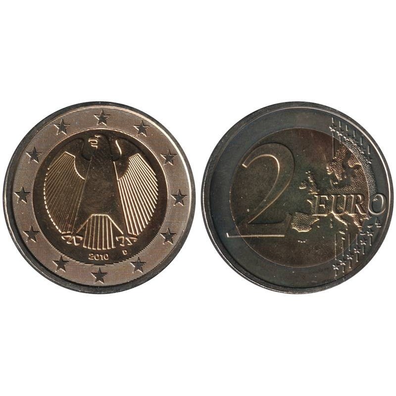 ALLEMAGNE - 2 euros - 2010 D ALLEMAGNE - 2 euros - 2010 D