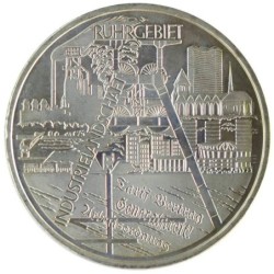 ALLEMAGNE - 10 euros - Bassin Industriel de la Ruhr - 2003 F