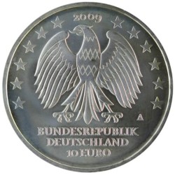 ALLEMAGNE - 10 euros - 600 ans de l'Université de Leipzig - 2009 A