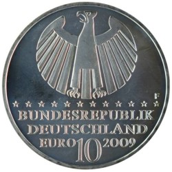 ALLEMAGNE - 10 euros - 400 ans des lois de Kepler - 2009 F
