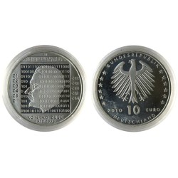 ALLEMAGNE - 10 euros - 100 ans de la naissance Konrad Zuse - 2010 G